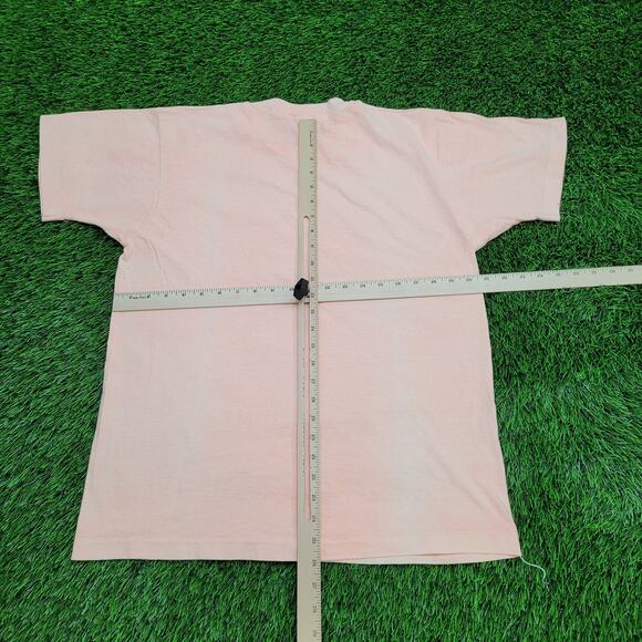 Vintage Surfer Shirt Womens Large 21x26 Peach Virginia-Beach - Picture 7 of 14